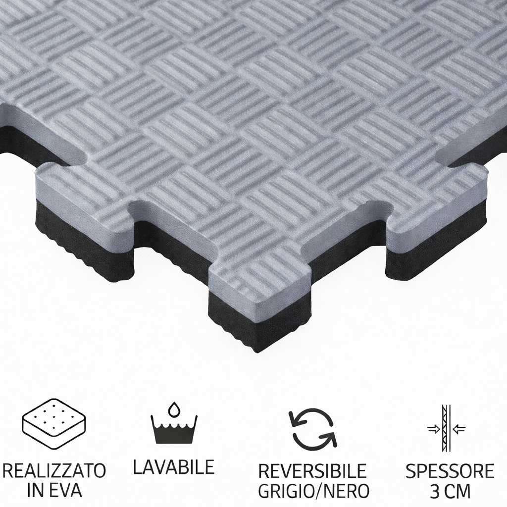 Tatami schiuma EVA 100 x 100 altezza 3cm